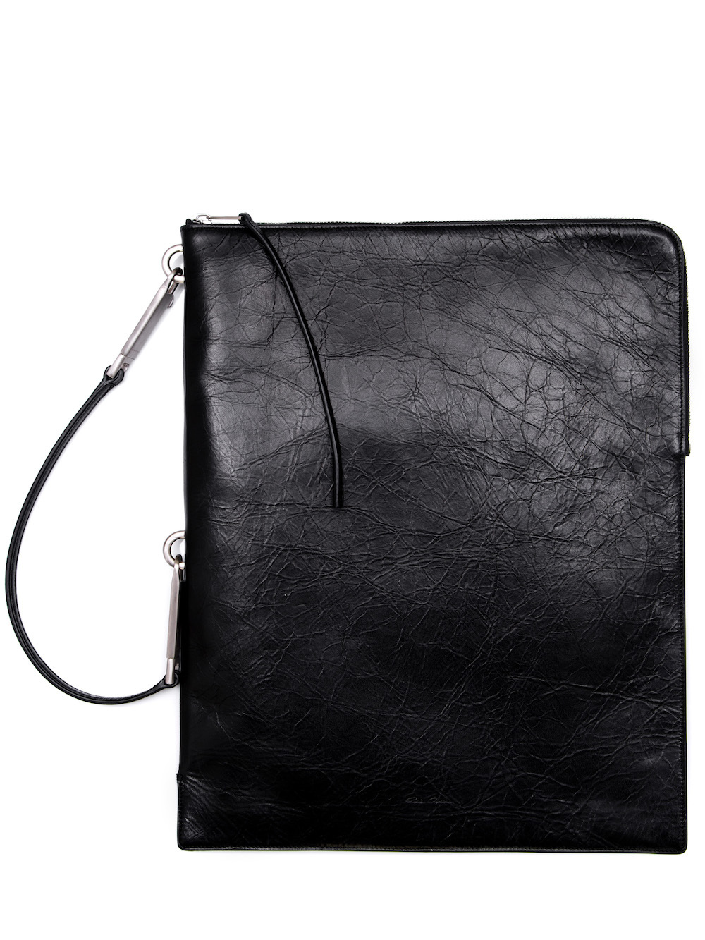 RICK OWENS FLAT BUCKET IN BLACK