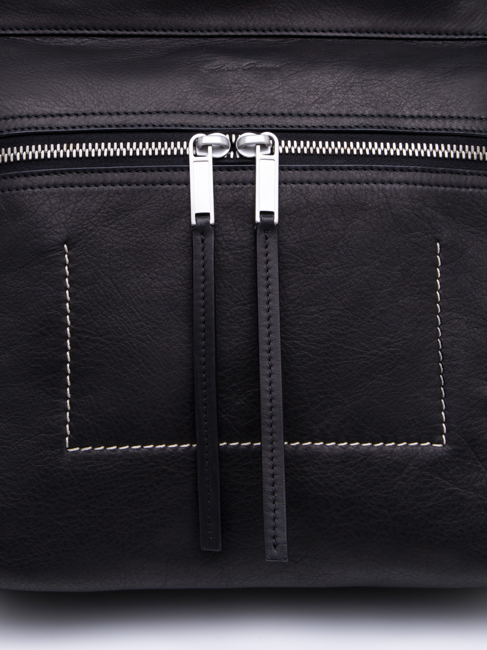 RICK OWENS BACKPACK IN BLACK CALF LEATHER
