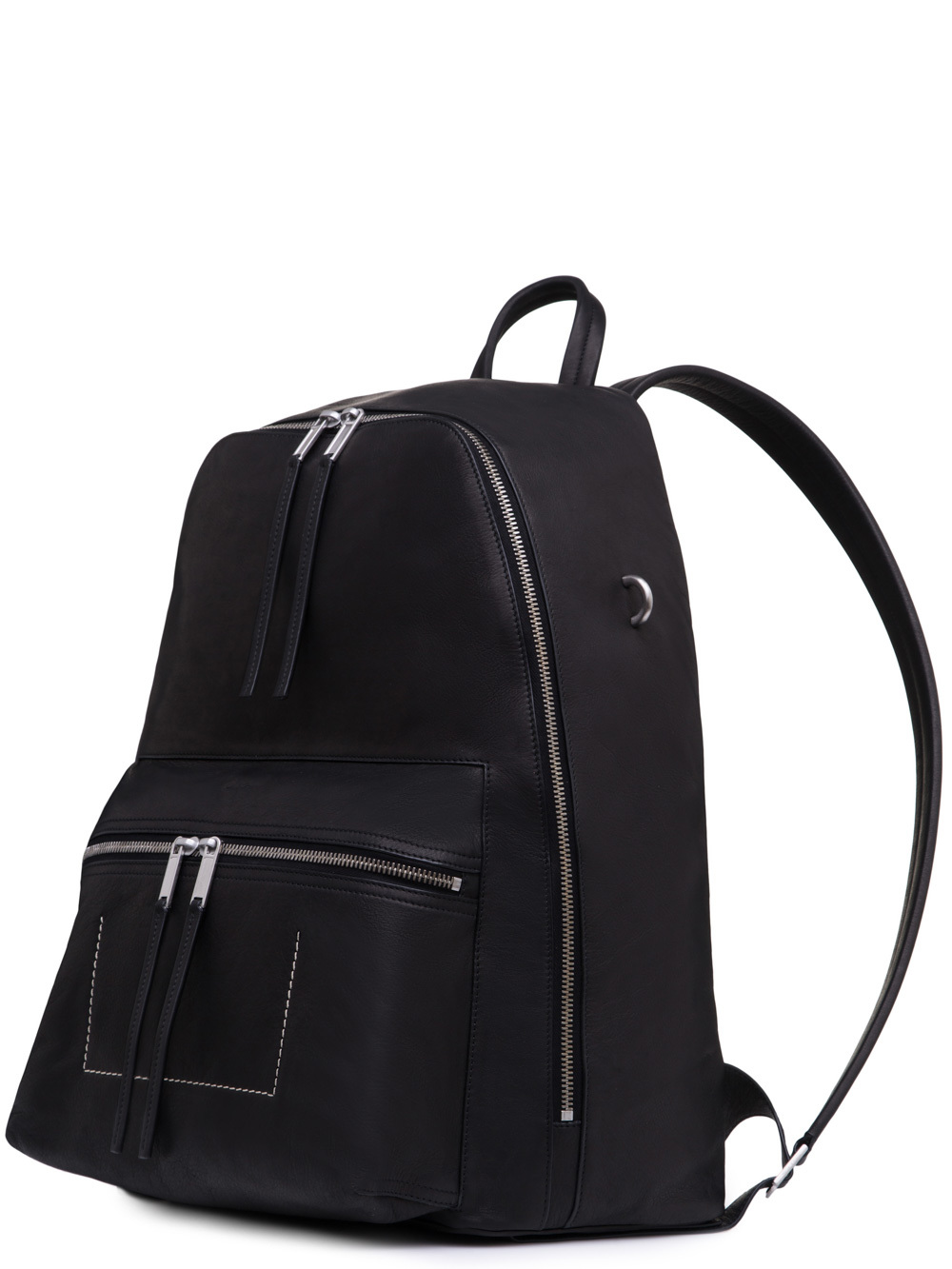 RICK OWENS BACKPACK IN BLACK CALF LEATHER