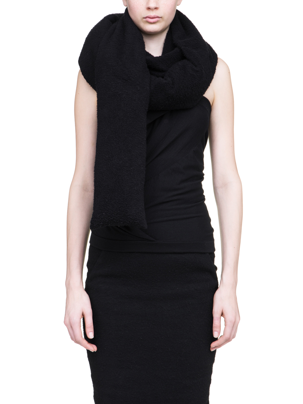 RICK OWENS OFF-THE-RUNWAY MINI STOLE