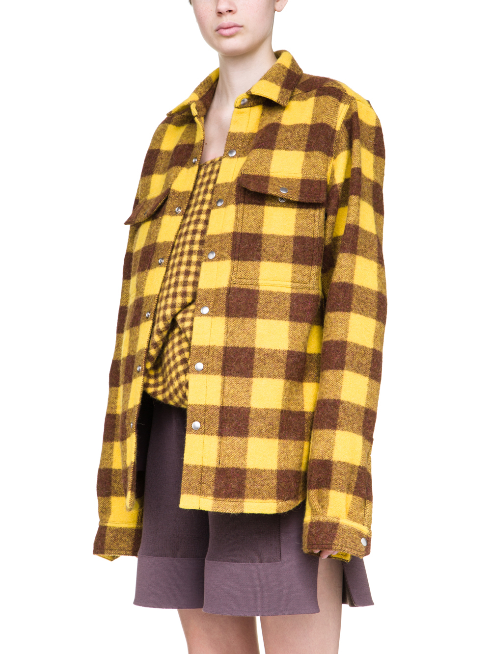 RICK OWENS FW18 SISYPHUS OFF-THE-RUNWAY OUTERSHIRT
