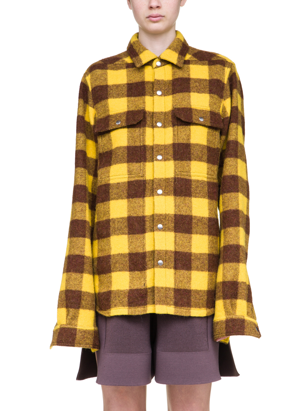 RICK OWENS FW18 SISYPHUS OFF-THE-RUNWAY OUTERSHIRT