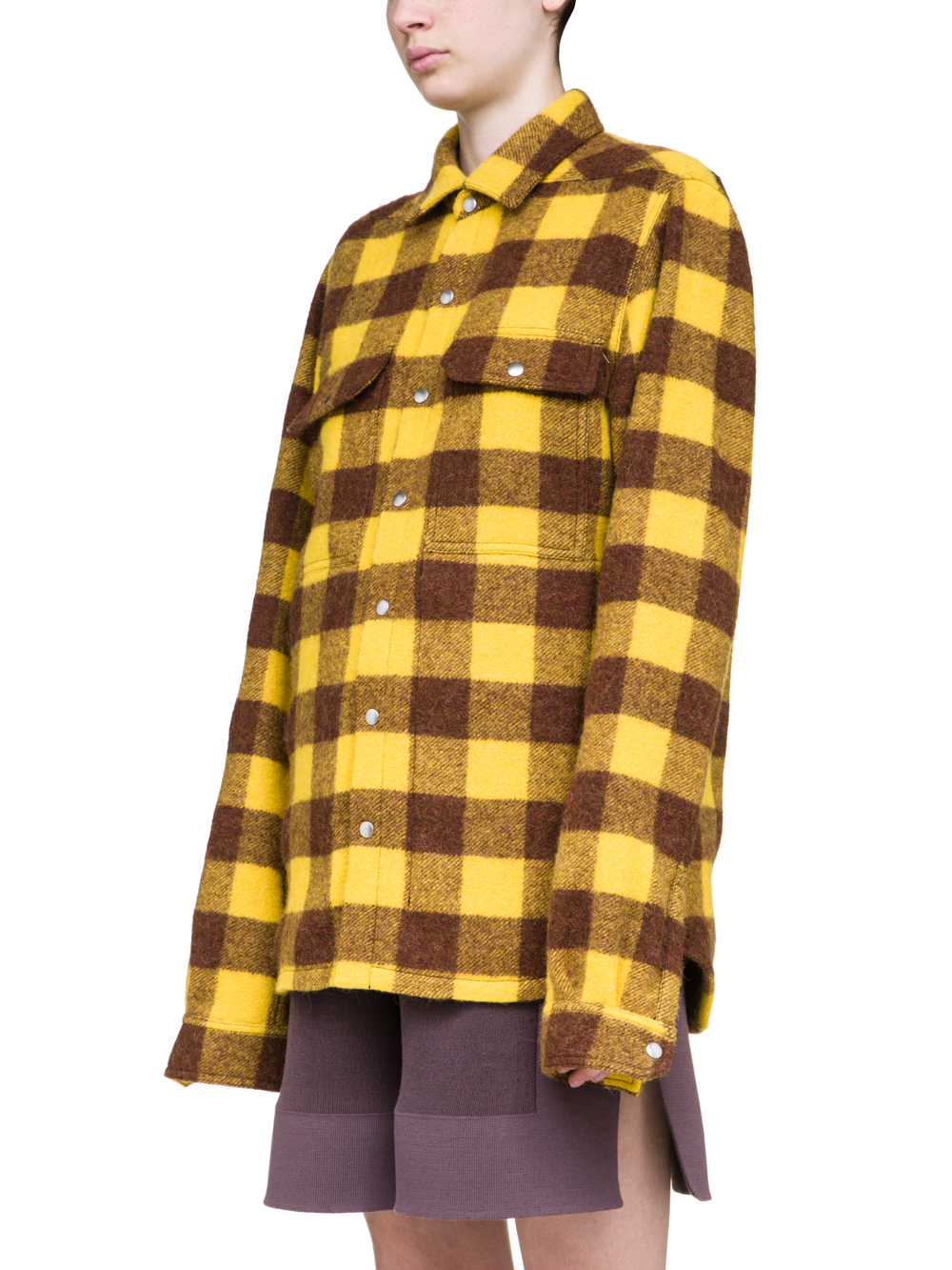 RICK OWENS FW18 SISYPHUS OFF-THE-RUNWAY OUTERSHIRT