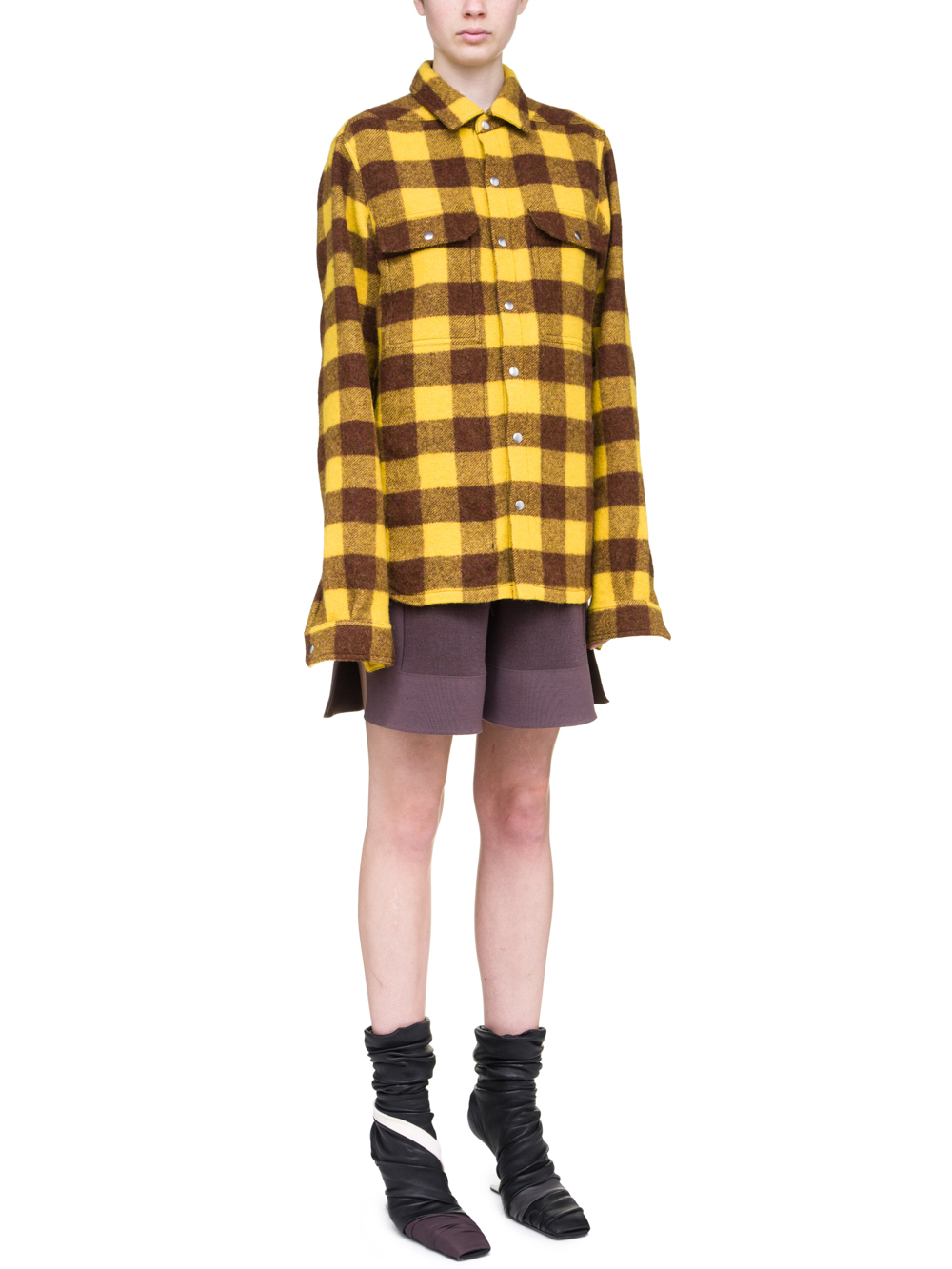 RICK OWENS FW18 SISYPHUS OFF-THE-RUNWAY OUTERSHIRT