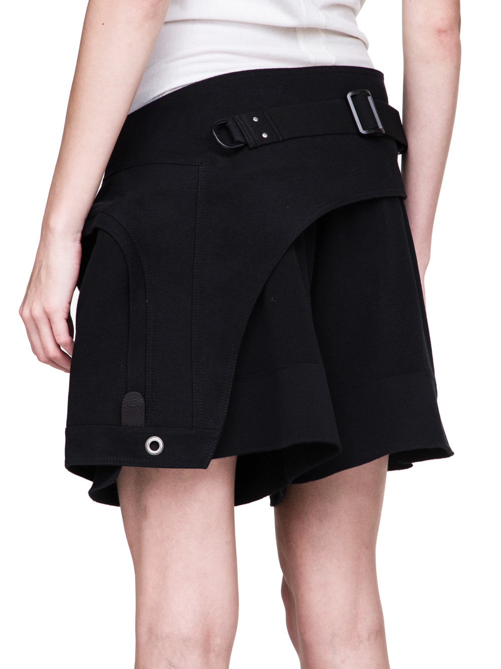 RICK OWENS FW18 SISYPHUS OFF-THE-RUNWAY CARGO BELT IN BLACK