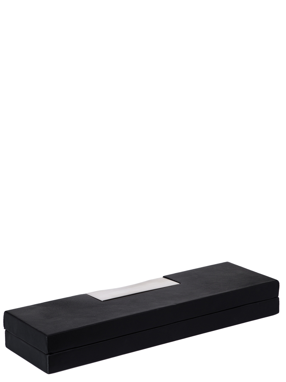 RICK OWENS FW18 SISYPHUS MINAUDIERE CLUTCH IN BLACK LAMB LEATHER