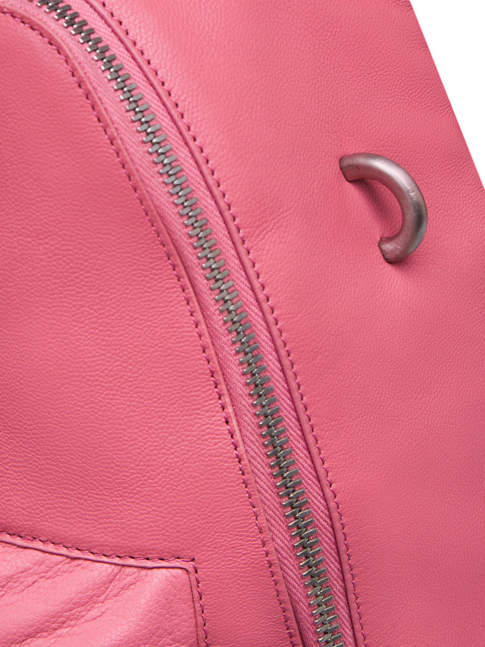 RICK OWENS FW18 SISYPHUS MINI BACKPACK IN PINK GOAT LEATHER
