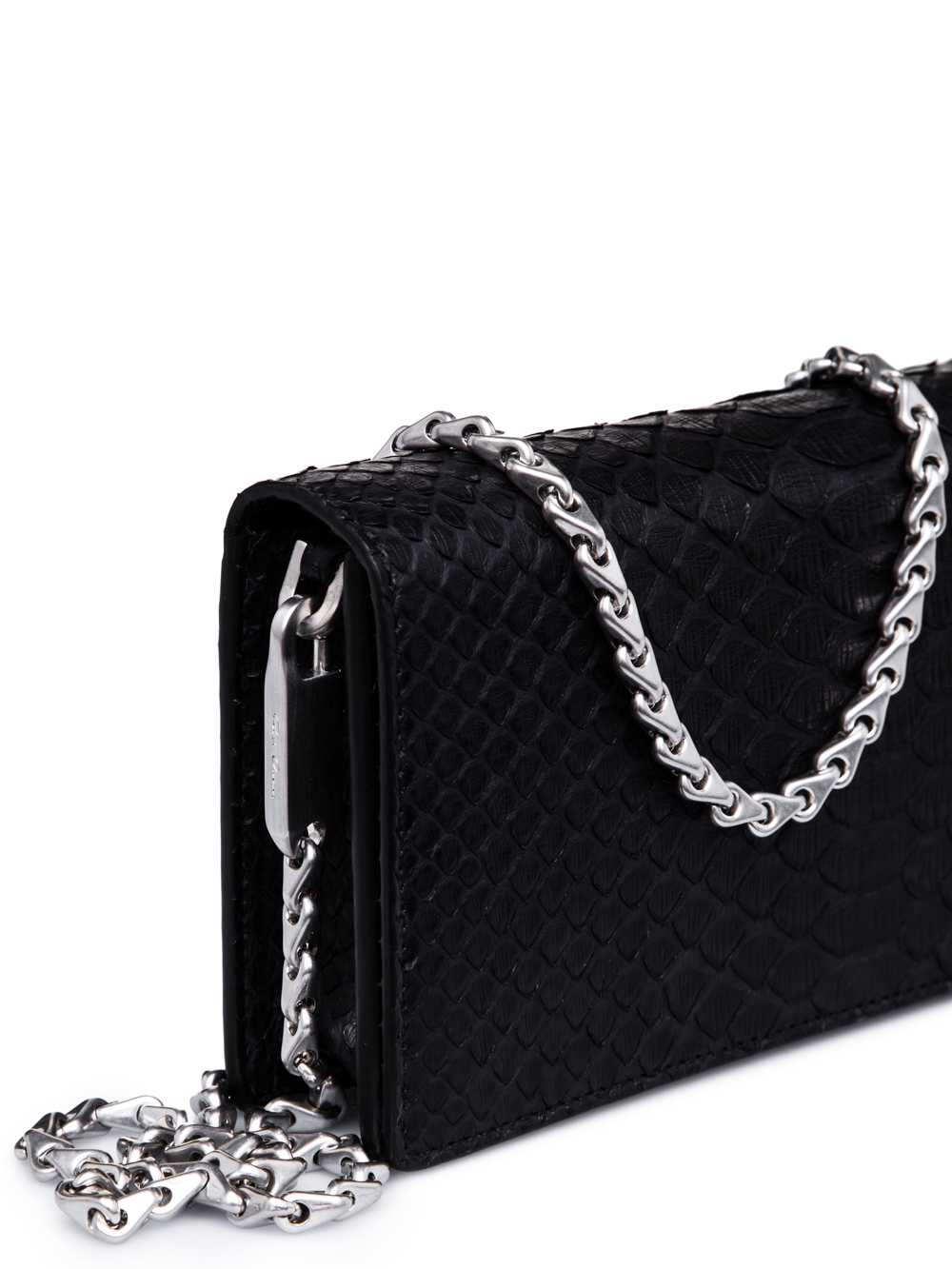 Rick Owens Bags Rick Owens Fw18 Sisyphus Dejeunette Bag In Black Python Leather