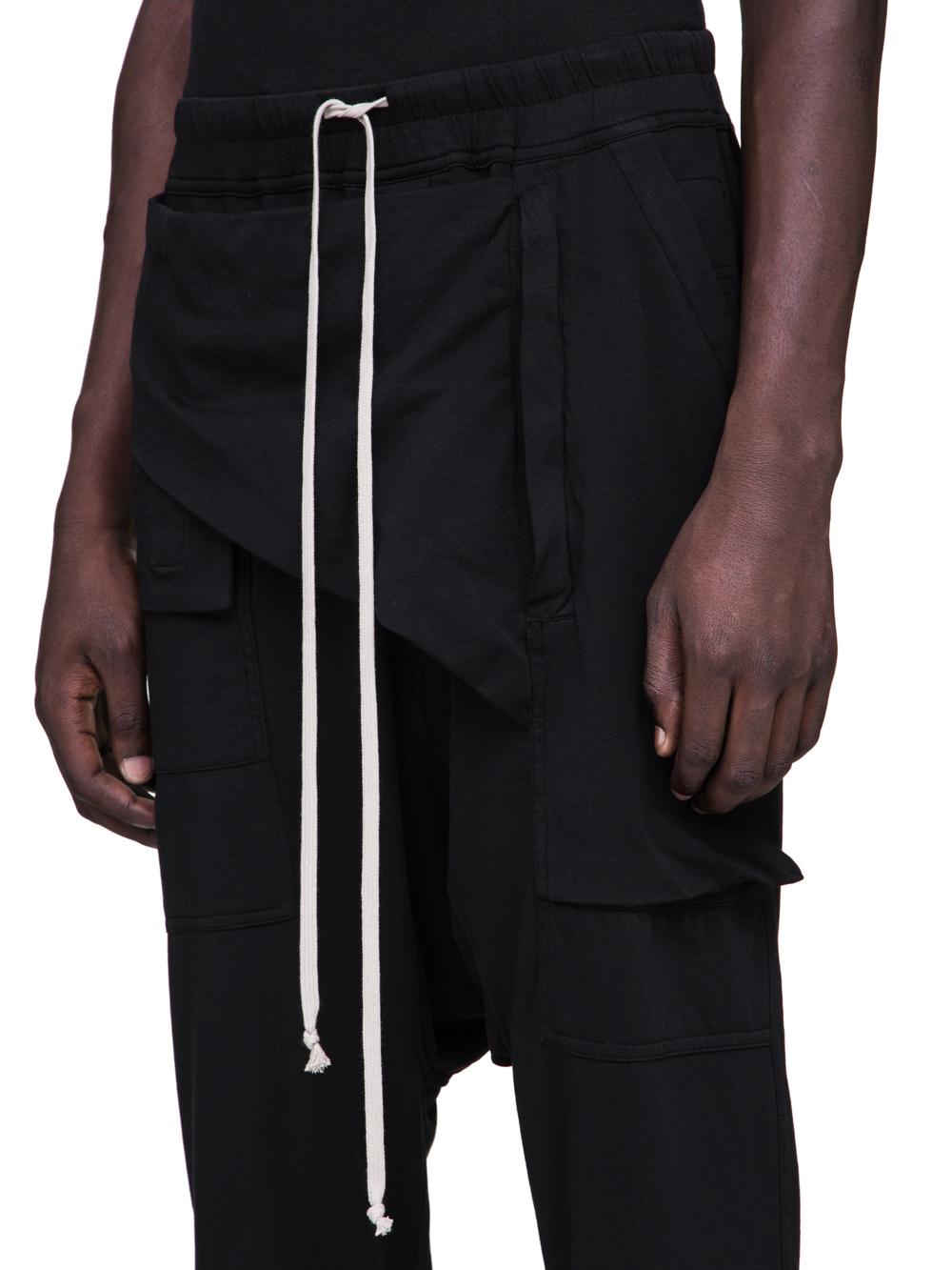 DRKSHDW FW18 SISYPHUS PRISONNER MEMPHIS PANTS IN BLACK