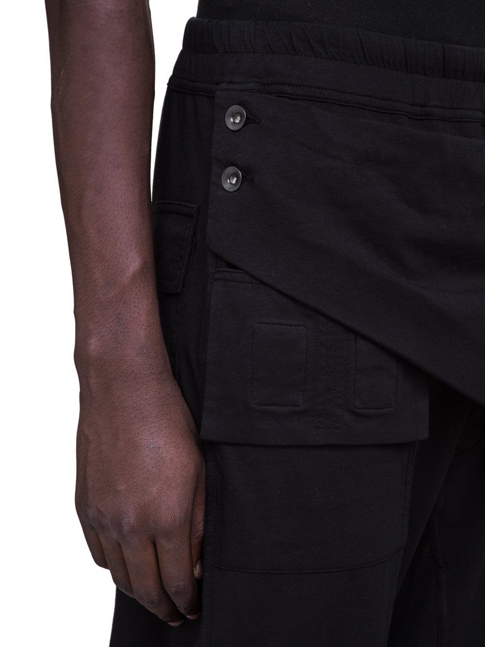 DRKSHDW FW18 SISYPHUS PRISONNER MEMPHIS PANTS IN BLACK
