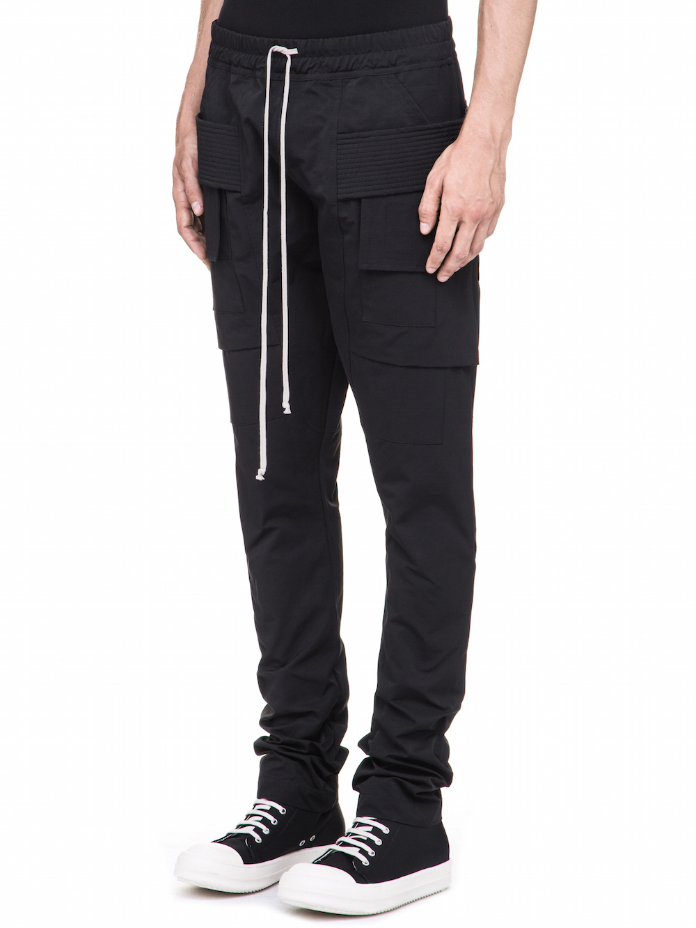 DRKSHDW FW18 SISYPHUS CREATCH CARGO PANTS IN BLACK