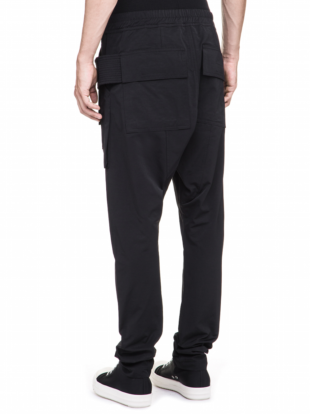 DRKSHDW FW18 SISYPHUS CREATCH CARGO PANTS IN BLACK