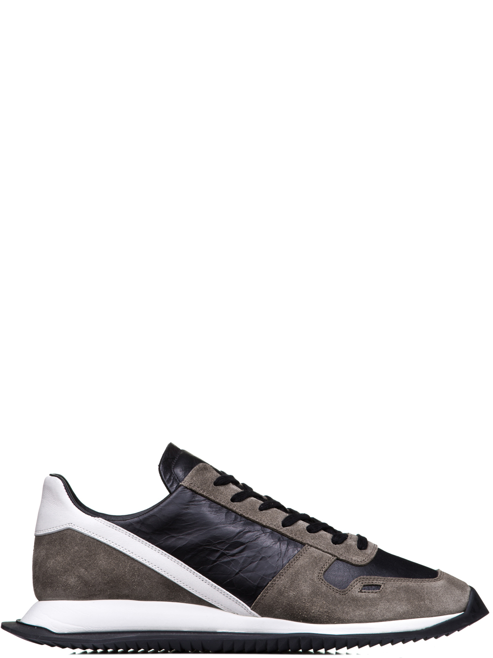 RICK OWENS FW18 SISYPHUS OFF-THE-RUNWAY RUNNERS IN BLACK