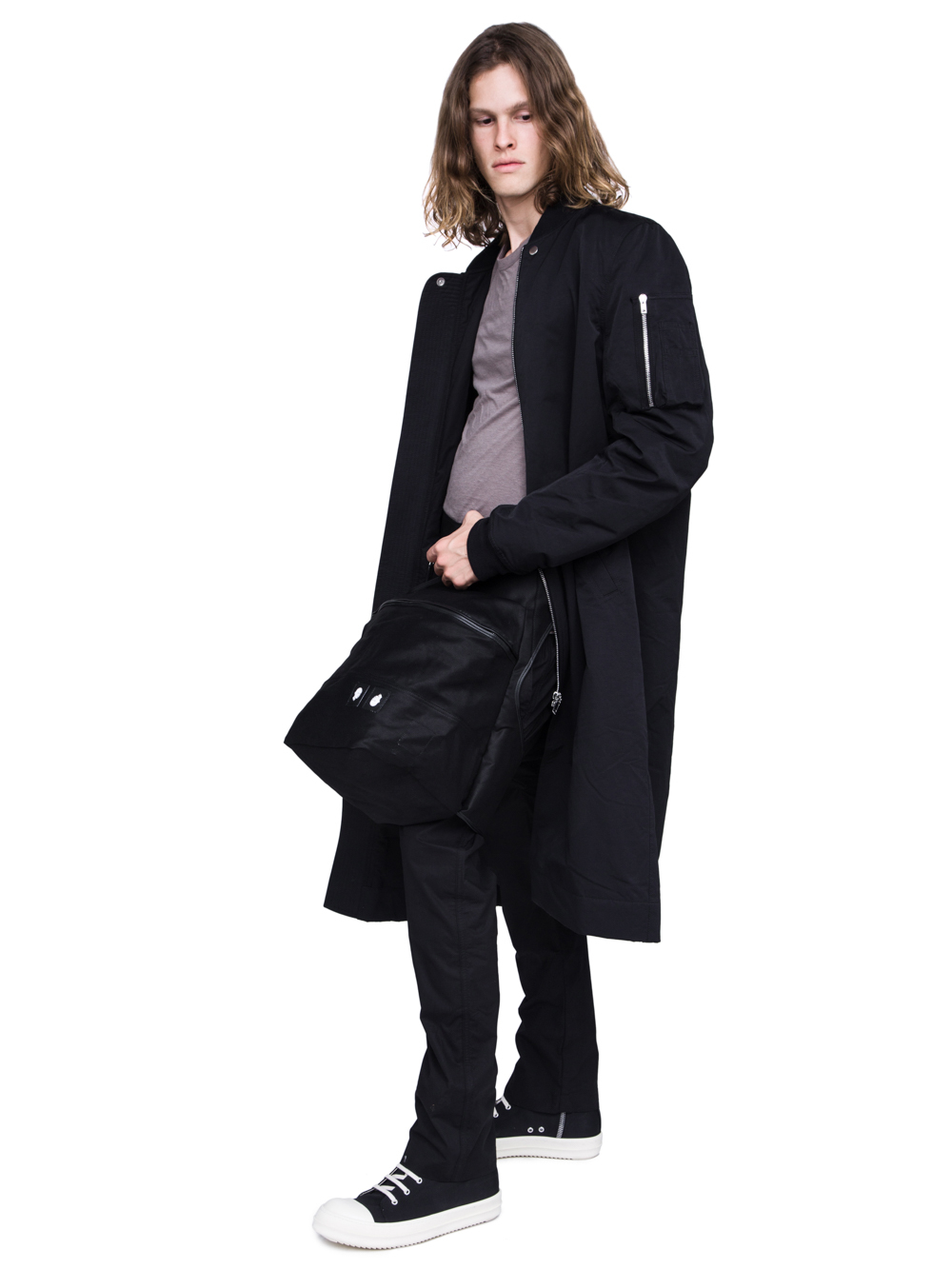 DRKSHDW FW18 SISYPHUS KANGAROO BAG IN BLACK