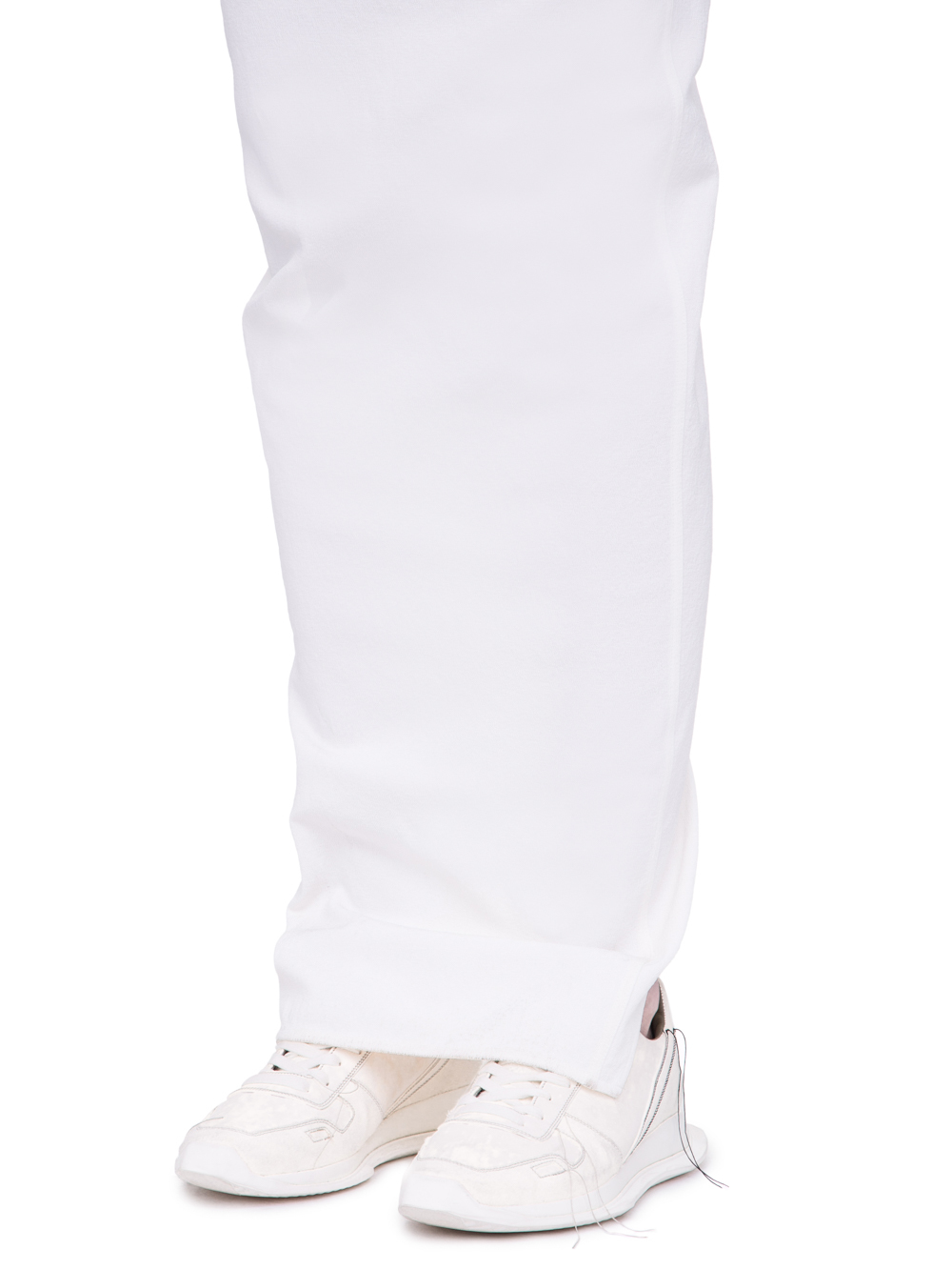 RICK OWENS SS19 BABEL BUSTIER GOWN IN MILK WHITE