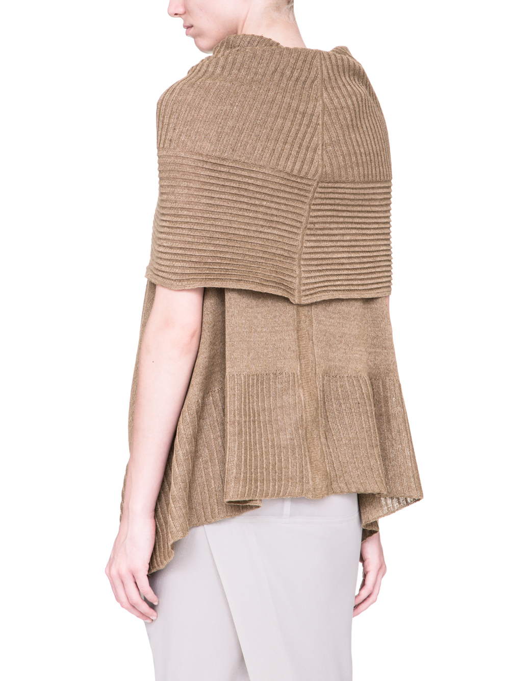 RICK OWENS SS19 BABEL SLEEVELESS SEAHORSE TOP IN GOLD