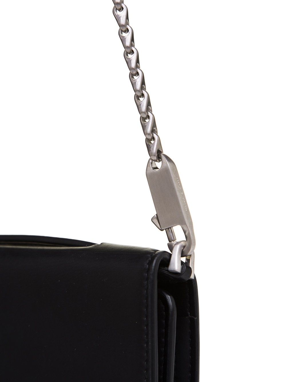RICK OWENS SS19 BABEL PURSE WALLET IN BLACK BABY CALF LEATHER