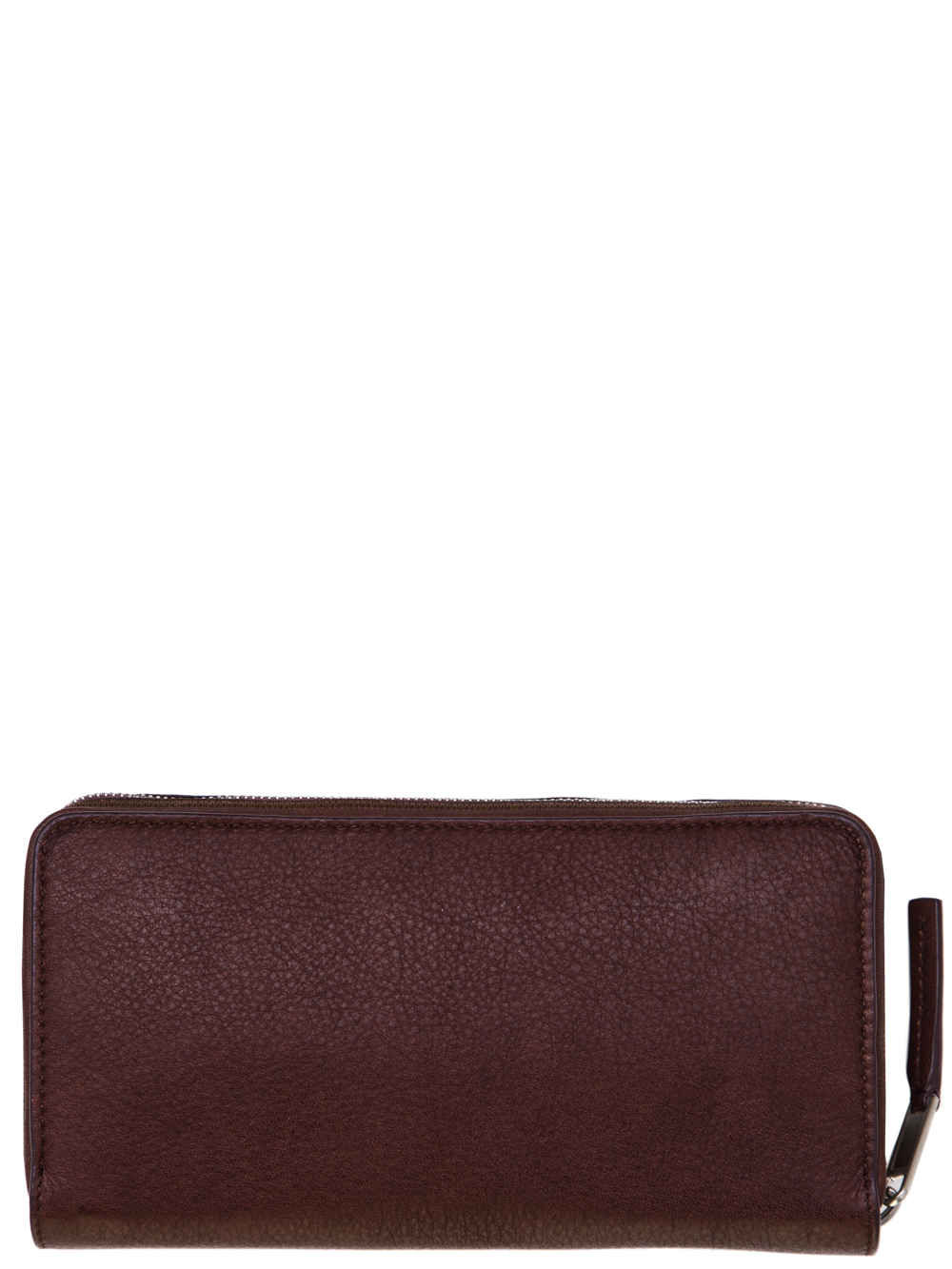 RICK OWENS SS19 BABEL CONTINENTAL WALLET IN BLOOD BROWN CALF LEATHER