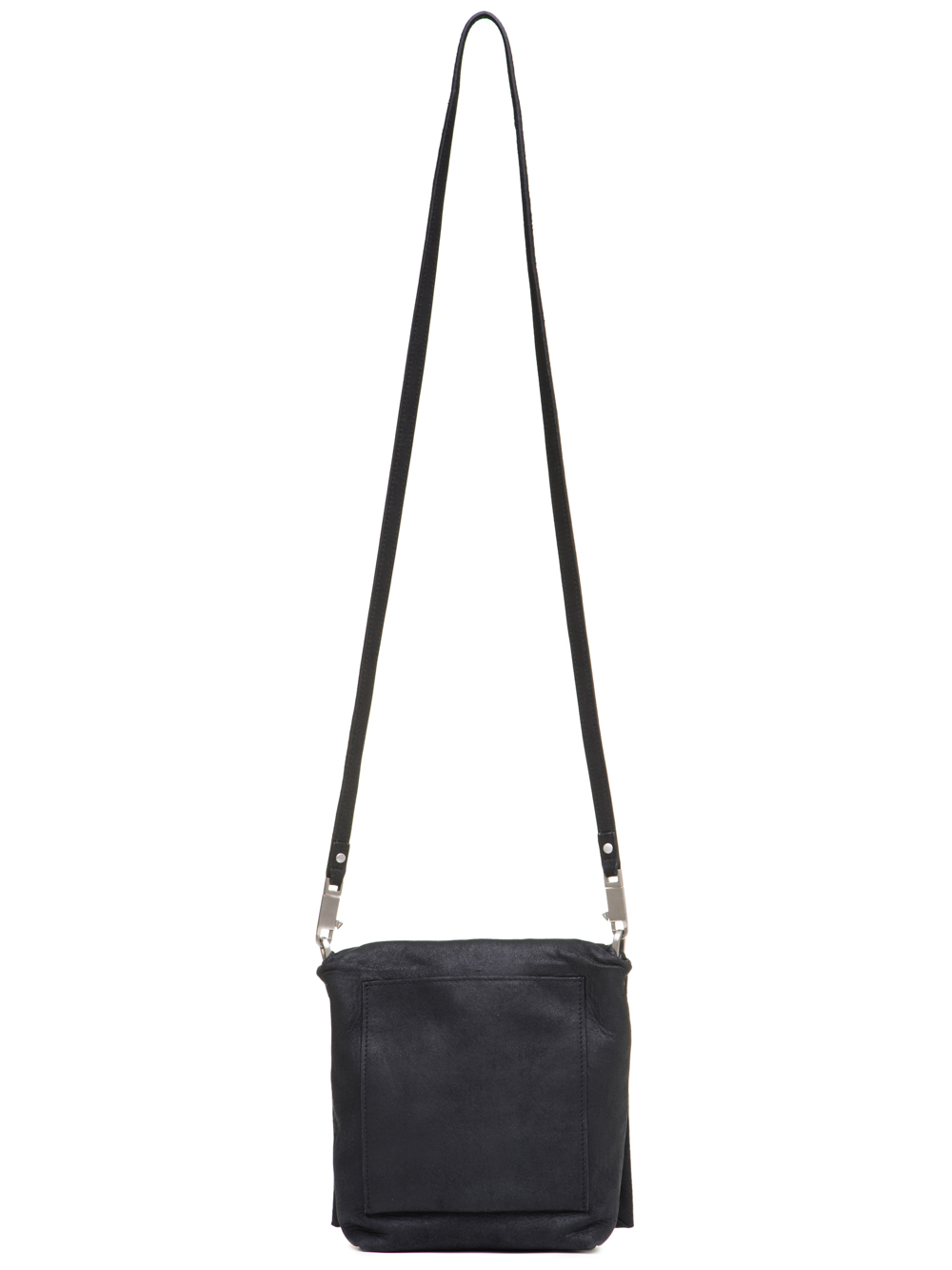 RICK OWENS SS19 BABEL SMALL FLAP ADRI BAG IN BLACK