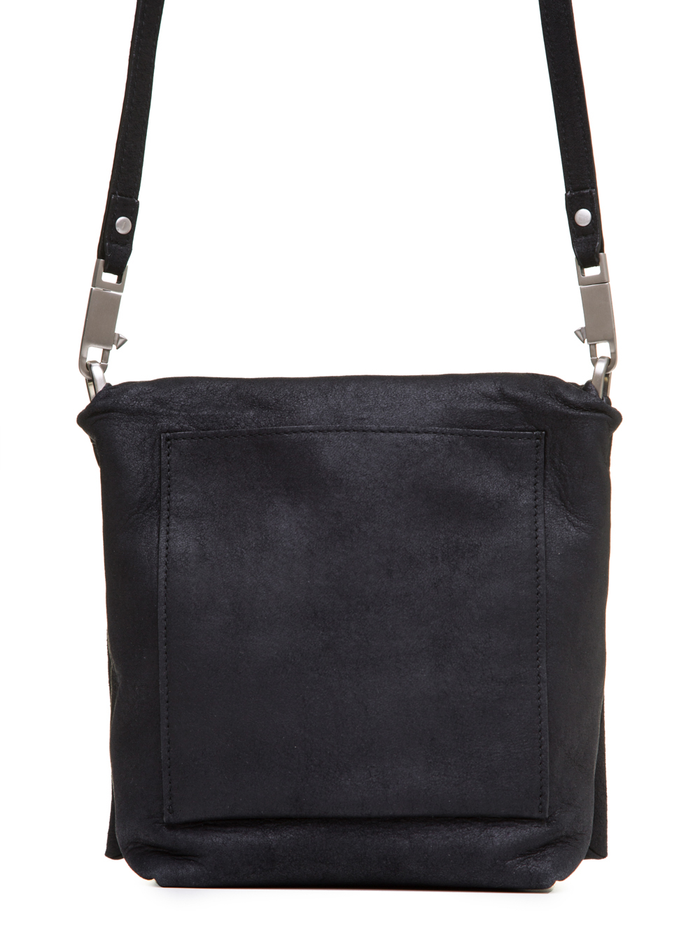 RICK OWENS SS19 BABEL SMALL FLAP ADRI BAG IN BLACK