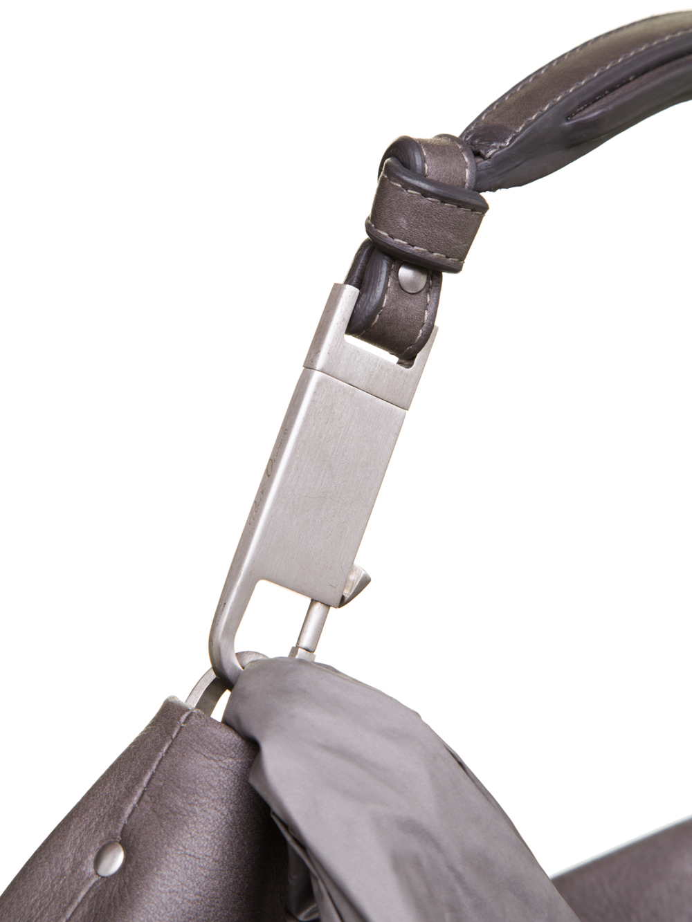 BAG IN DUST GREY CALF LEATHER