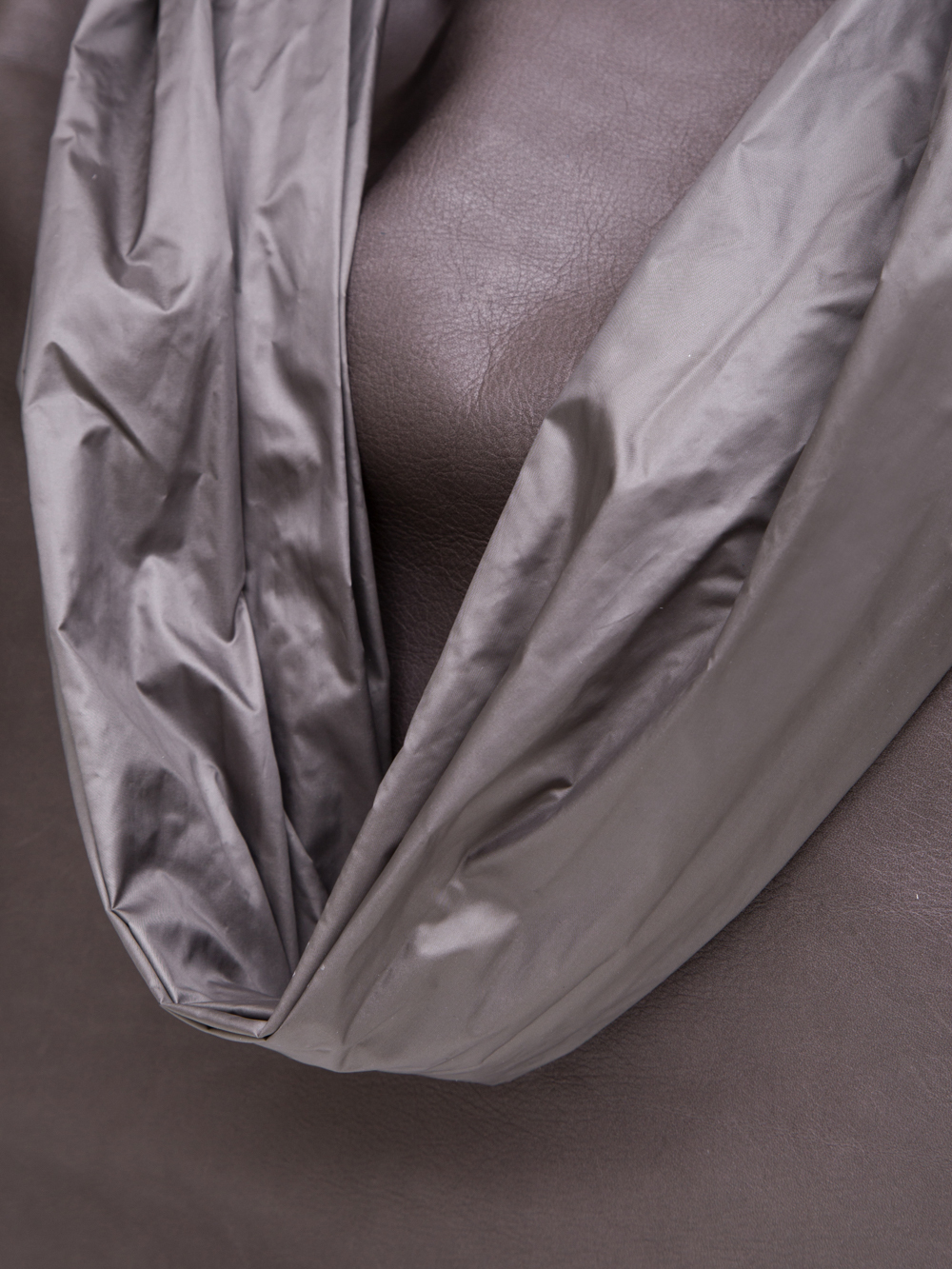 BAG IN DUST GREY CALF LEATHER