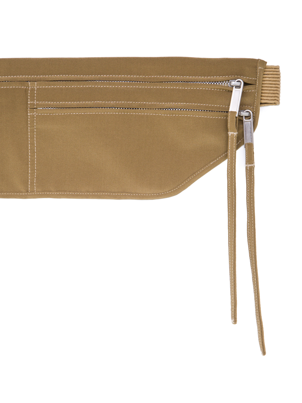 RICK OWENS SS19 BABEL MONEY BELT IN MUSTARD GREEN