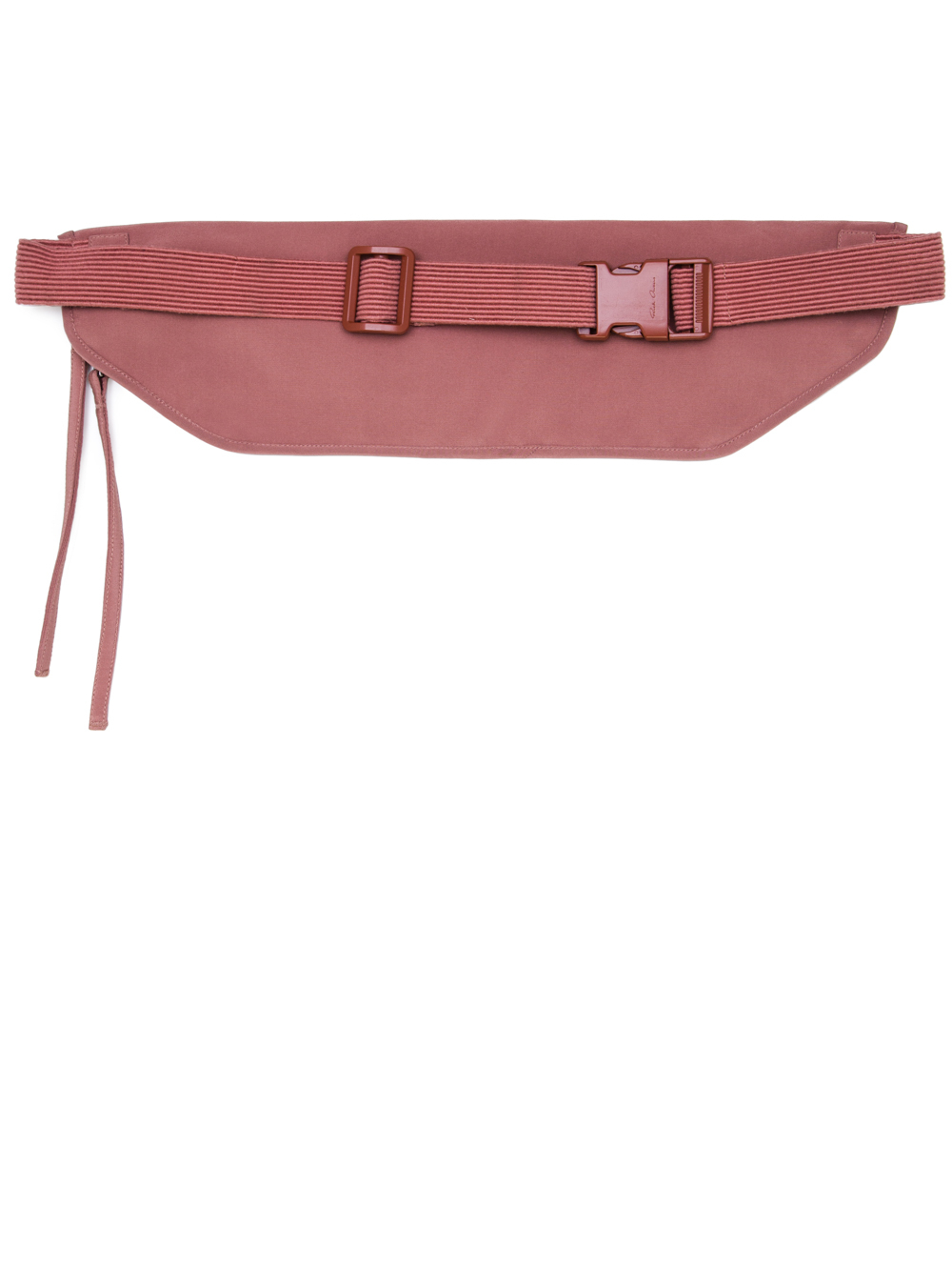 RICK OWENS SS19 BABEL MONEY BELT IN CYCLAMEN PINK SILK
