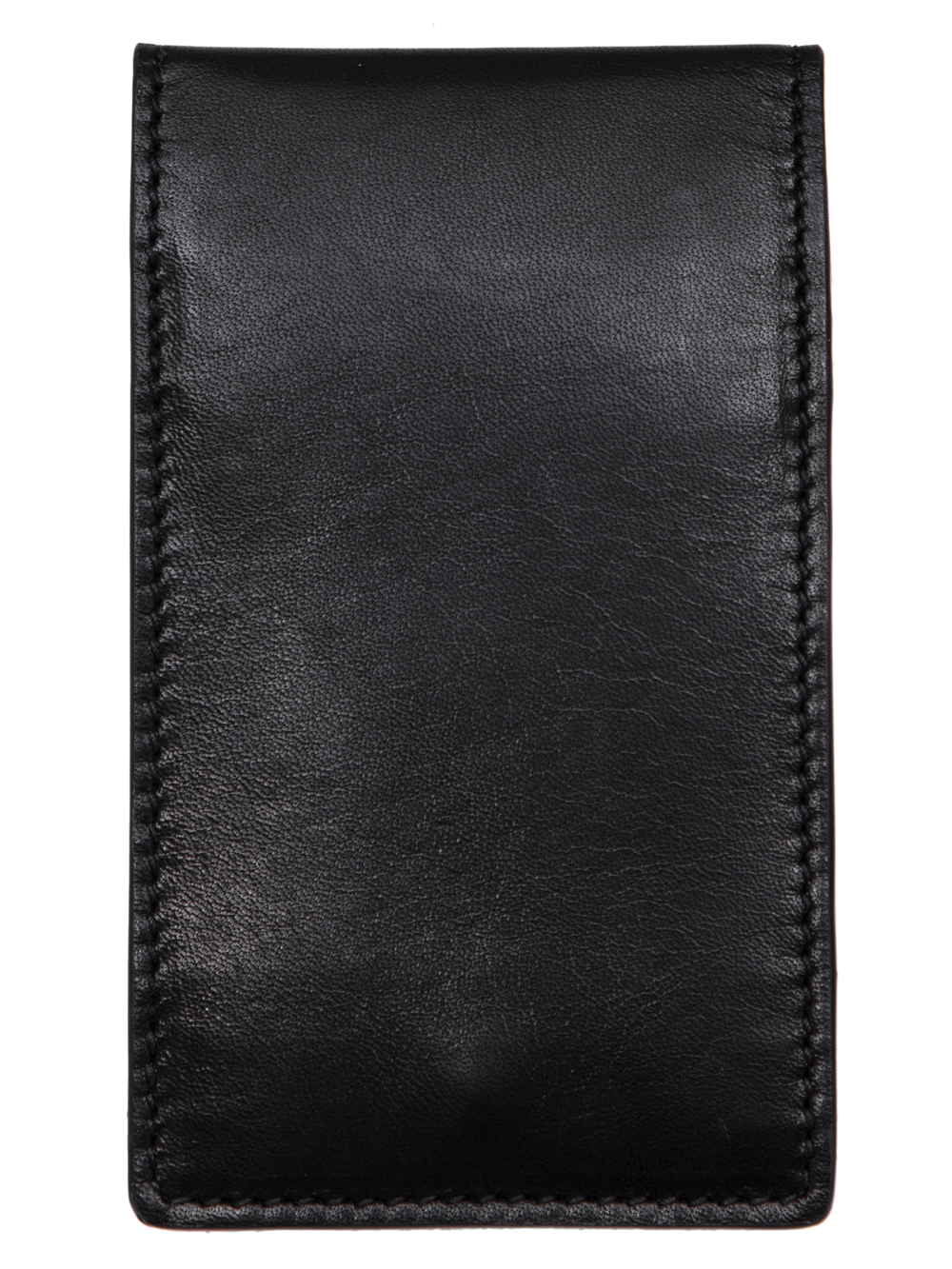 RICK OWENS SS19 BABEL BILLFOLD CREDIT CARD HOLDER IN BLACK LEATHER