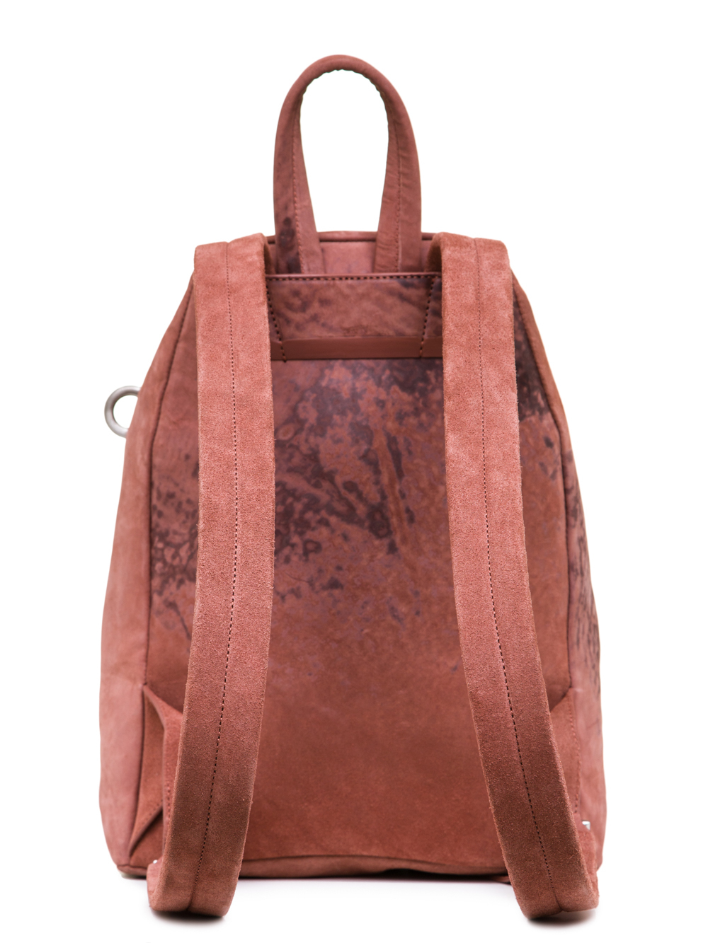 RICK OWENS SS19 BABEL MINI BACKPACK IN CYCLAMEN PINK VEGETAL TANNED HORSE LEATHER