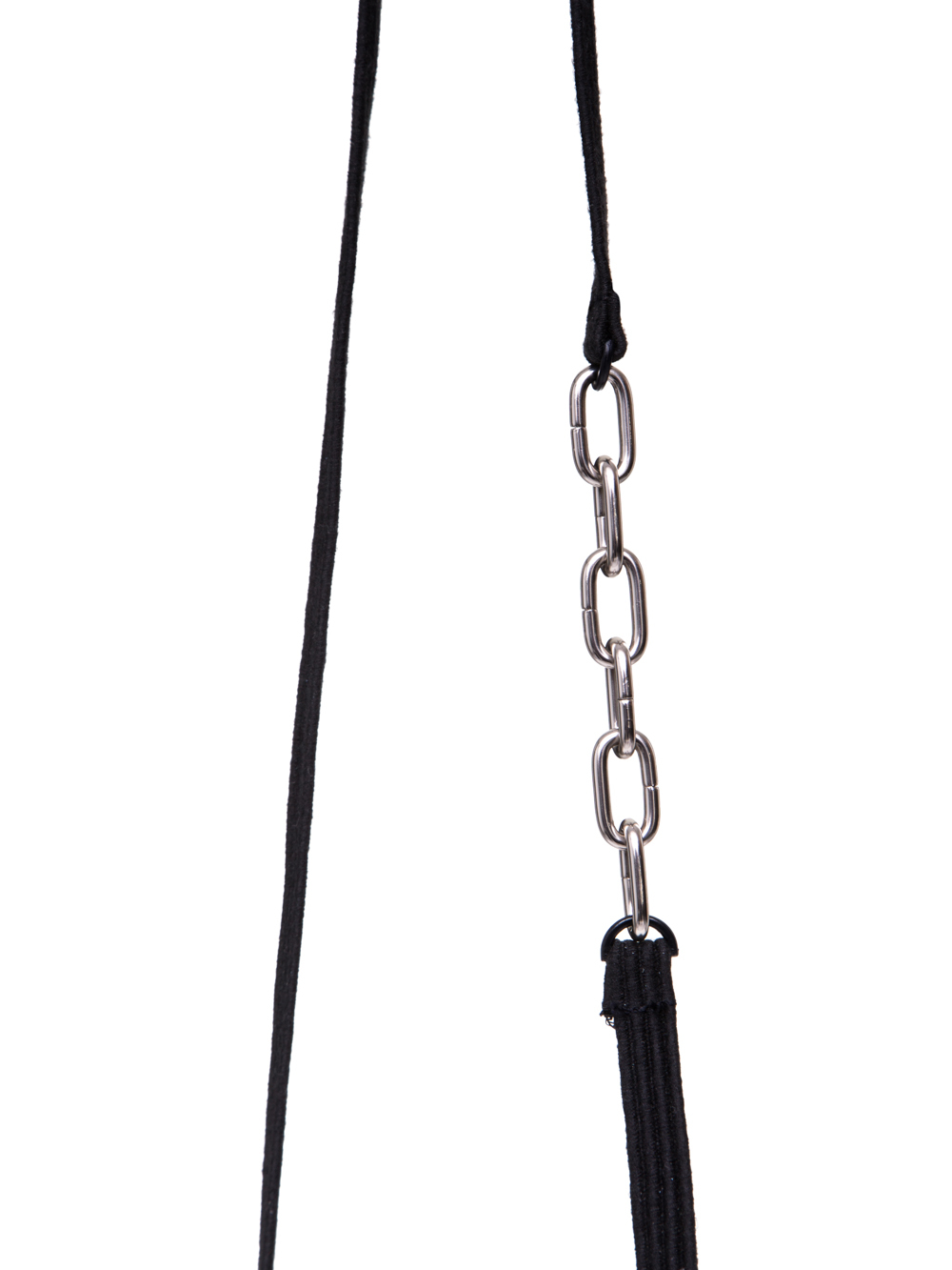 RICK OWENS SS19 BABEL LUNCH BAG IN IRIDESCENT BLUE LEATHER v