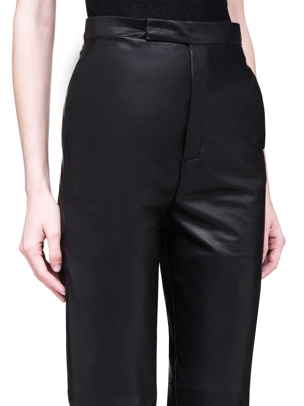 RICK OWENS SS19 BABEL BOLANS TROUSERS IN BLACK
