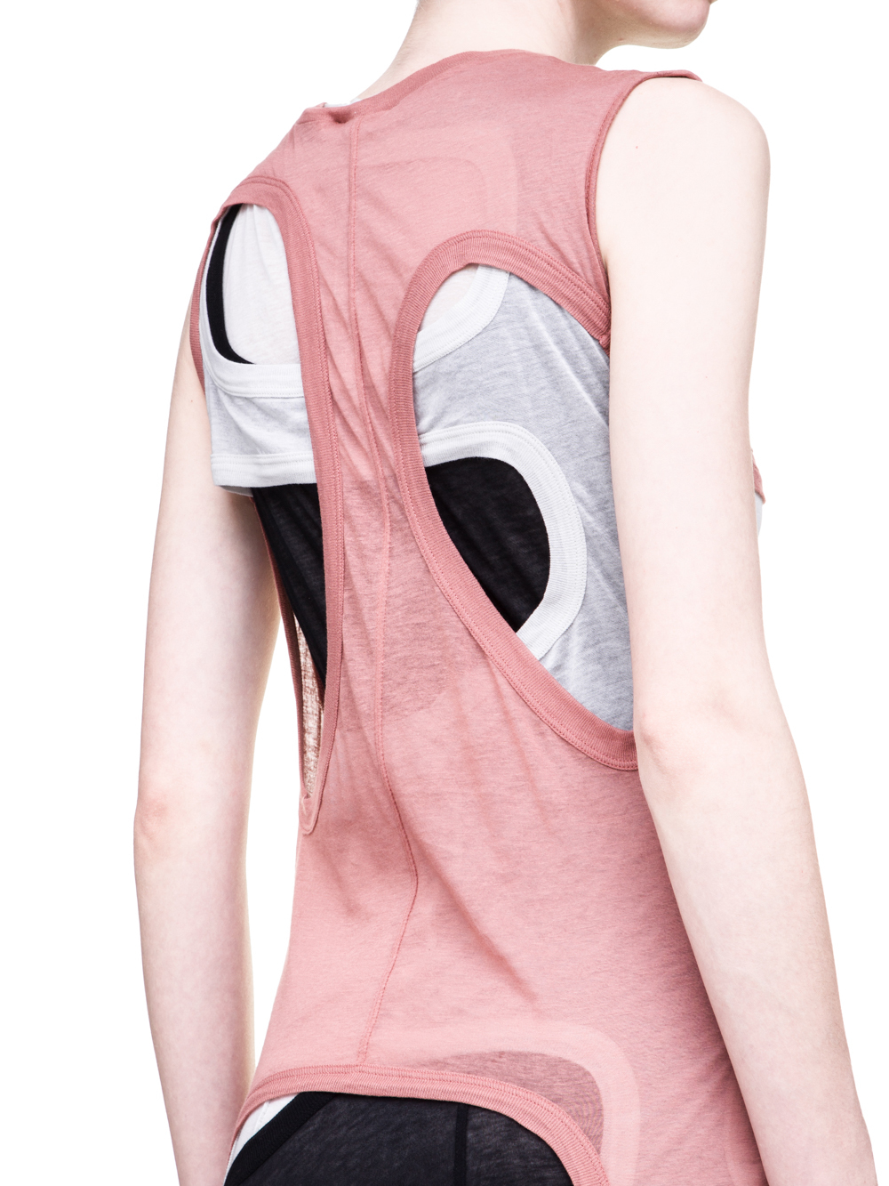 RICK OWENS SS19 BABEL MEGA MEMBRANE DRESS IN LIGHT COTTON