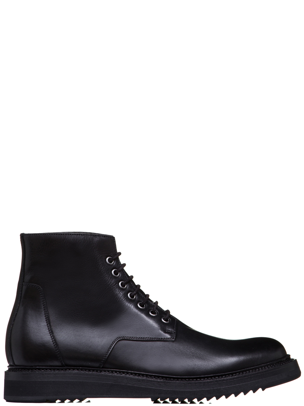 RICK OWENS SS19 BABEL CHUKKA SLIM CREEPER SOLE BOOTS IN BLACK