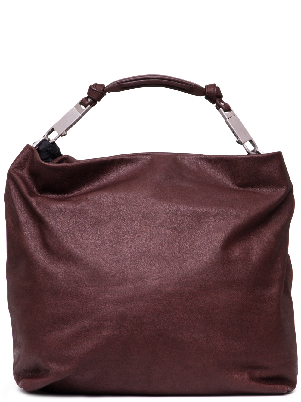 RICK OWENS SS19 BABEL MEDIUM BALOON BAG IN BLOOD RED CALF LEATHER