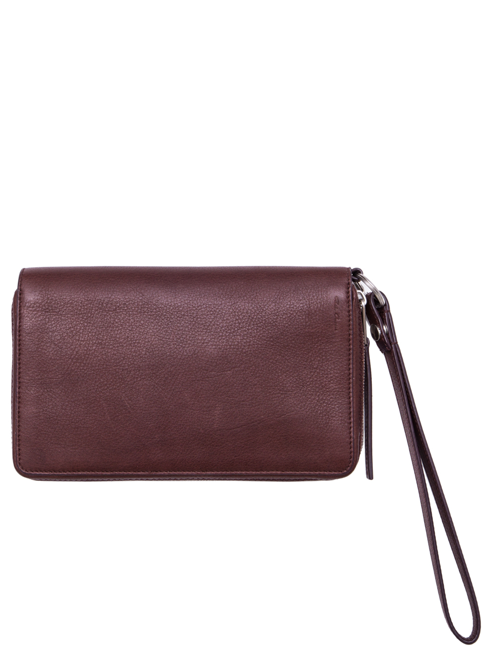 RICK OWENS SS19 BABEL PASSPORT HOLDER IN BLOOD RED LEATHER