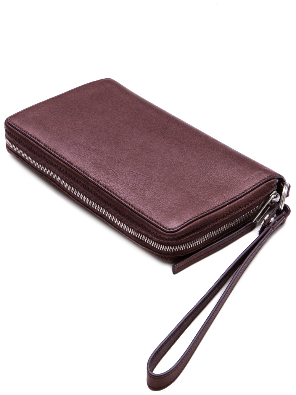 RICK OWENS SS19 BABEL PASSPORT HOLDER IN BLOOD RED LEATHER