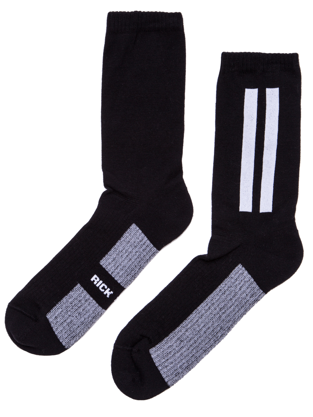 RICK OWENS SS19 BABEL SHORT SOCKS IN BLACK