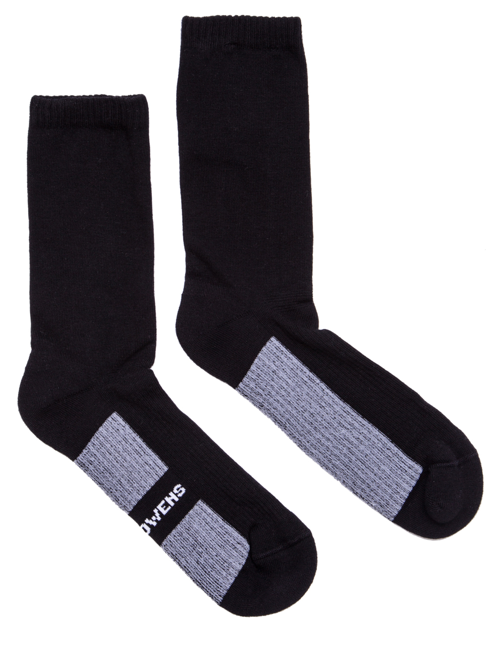 RICK OWENS SS19 BABEL SHORT SOCKS IN BLACK