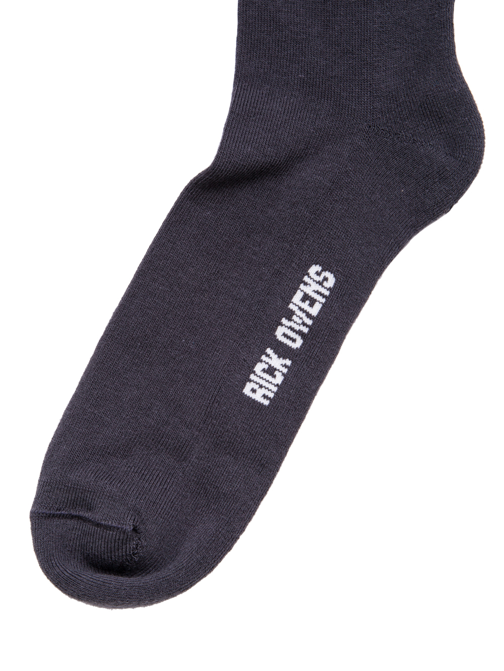 RICK OWENS SS19 BABEL MID CALF SOCKS IN BLUJAY BLUE COTTON