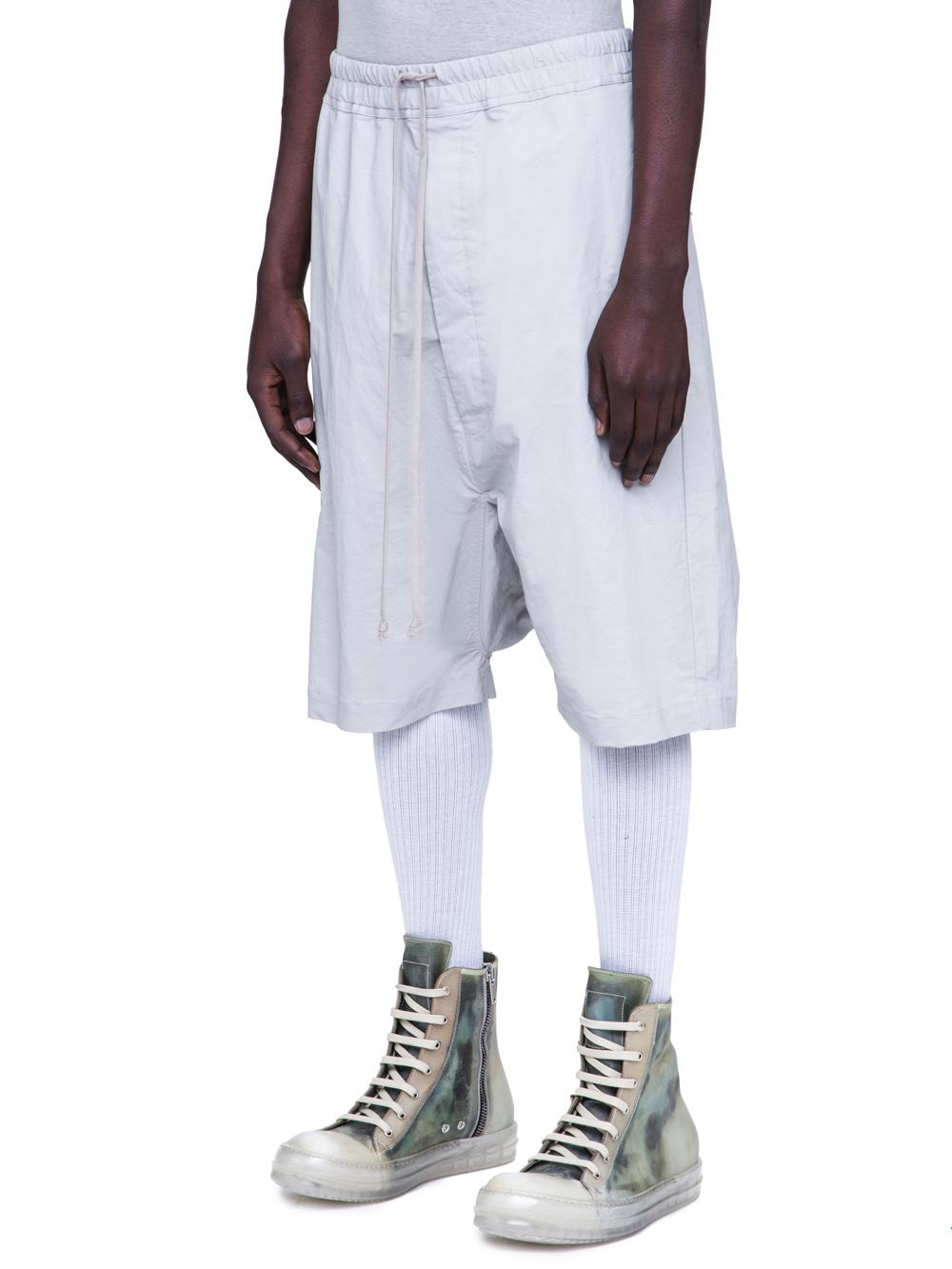 RICK OWENS SS19 BABEL RICK'S PODS IN OYSTER LIGHT GREY