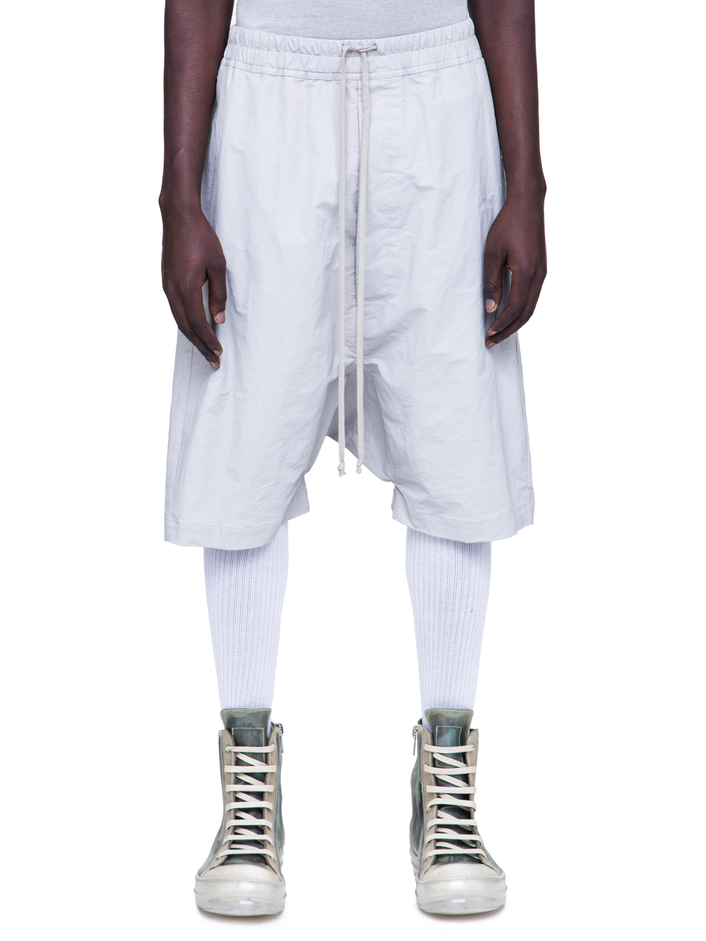 RICK OWENS SS19 BABEL RICK'S PODS IN OYSTER LIGHT GREY