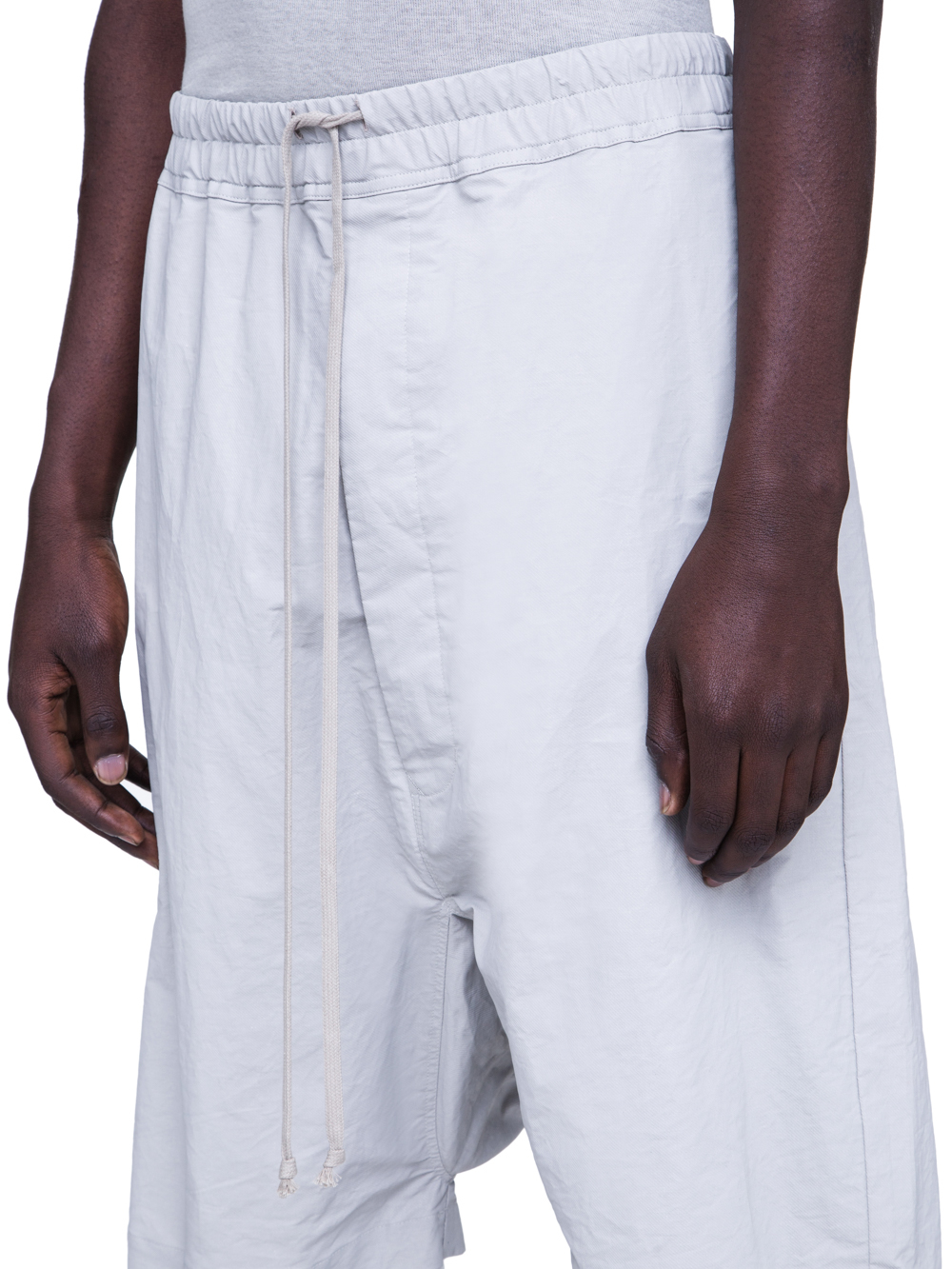 RICK OWENS SS19 BABEL RICK'S PODS IN OYSTER LIGHT GREY