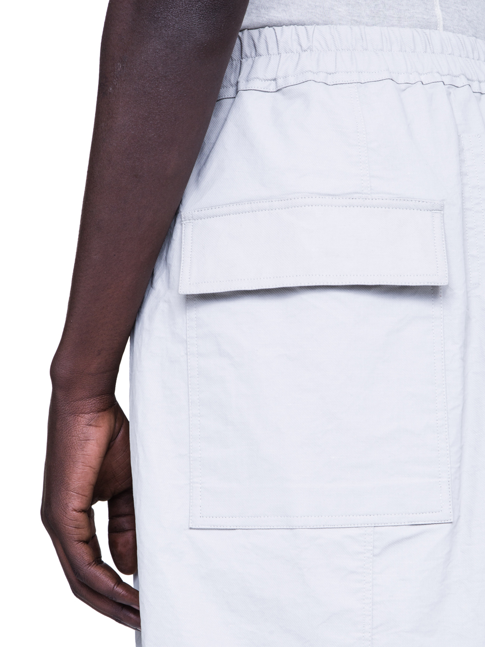 RICK OWENS SS19 BABEL RICK'S PODS IN OYSTER LIGHT GREY