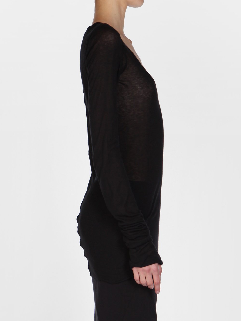 RICK OWENS LILIES - ROUND-NECK TOP