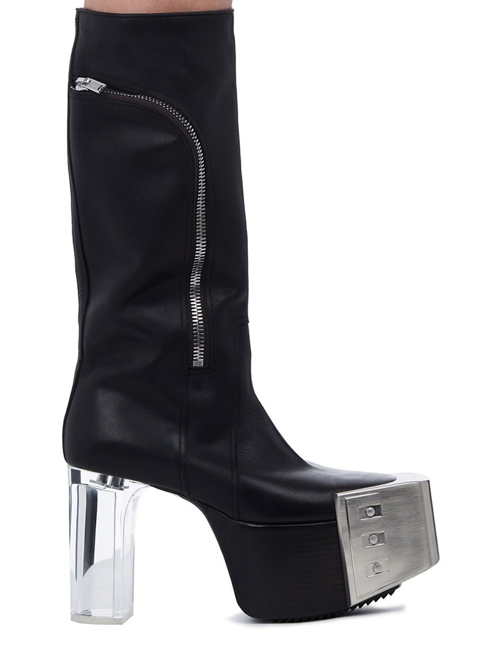 rick owens shoes knee high boots